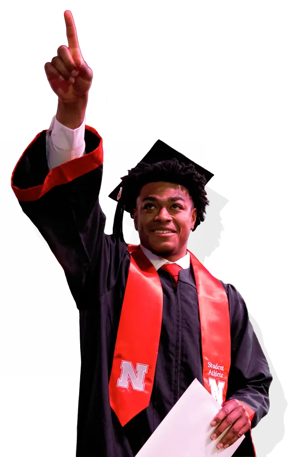 Graduate with diploma